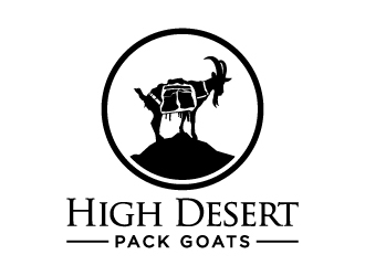 High Desert Pack Goats logo design by iamjason
