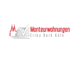 Monteurwohnungen Erika Berk Köln Logo Design