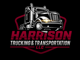 Harrison Trucking & Transportation LLC logo design by THOR_