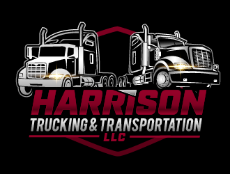 Harrison Trucking & Transportation LLC logo design by THOR_