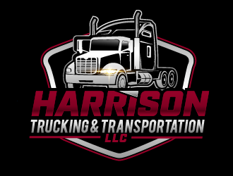 Harrison Trucking & Transportation LLC logo design by THOR_