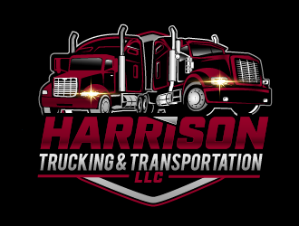 Harrison Trucking & Transportation LLC logo design by THOR_