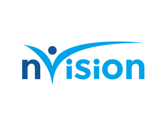 nVision logo design by Girly