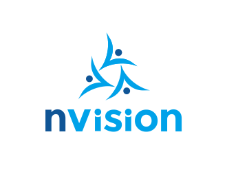 nVision logo design by Girly