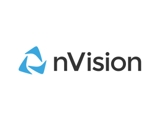 nVision logo design by Gopil