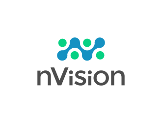 nVision logo design by Gopil