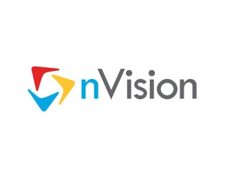 nVision logo design by sanworks