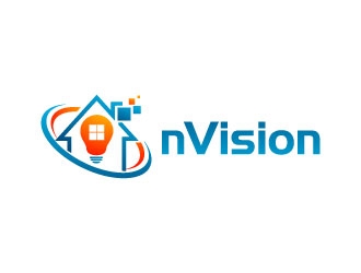 nVision logo design by J0s3Ph