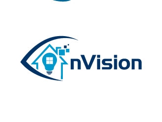 nVision logo design by J0s3Ph