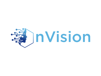 nVision logo design by Kanya