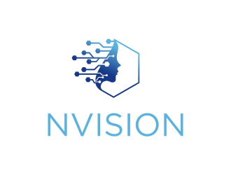 nVision logo design by Kanya
