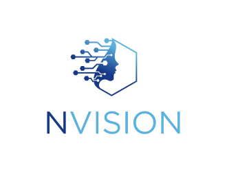 nVision logo design by Kanya