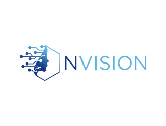 nVision logo design by Kanya
