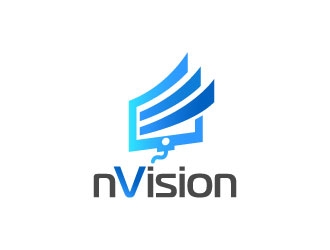 nVision logo design by DesignPal