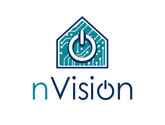 nVision logo design by BeDesign