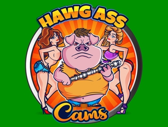 Hawg Ass Cams logo design by DreamLogoDesign