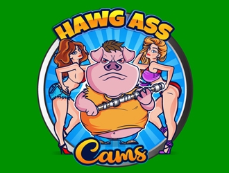 Hawg Ass Cams logo design by DreamLogoDesign