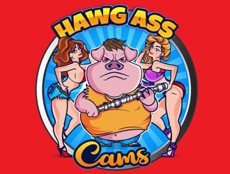 Hawg Ass Cams logo design by DreamLogoDesign