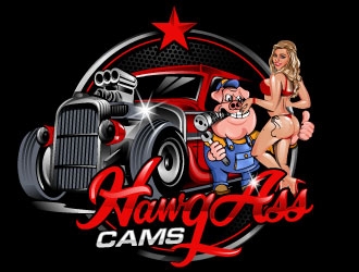 Hawg Ass Cams logo design by Suvendu