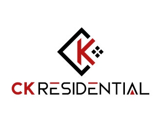 CK Residential logo design by pixalrahul