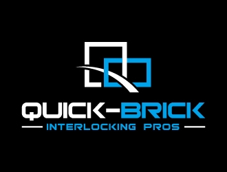 Quick-Brick logo design by MUSANG