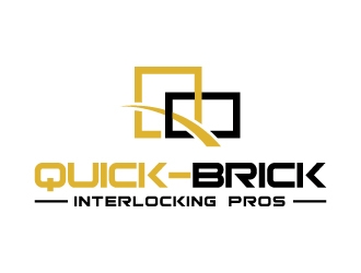 Quick-Brick logo design by MUSANG
