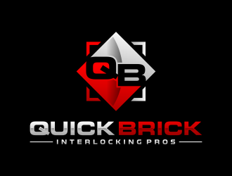 Quick-Brick logo design by ubai popi
