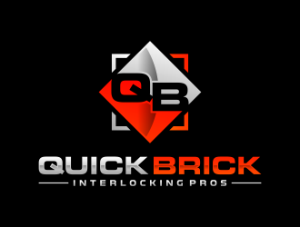 Quick-Brick logo design by ubai popi