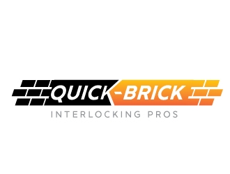 Quick-Brick logo design by REDCROW
