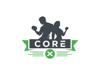 CORE X logo design by semar