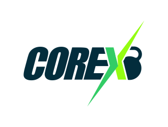 CORE X logo design by ekitessar