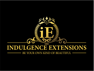 Indulgence Extensions        (tag line) be your own kind of beautiful logo design by evdesign