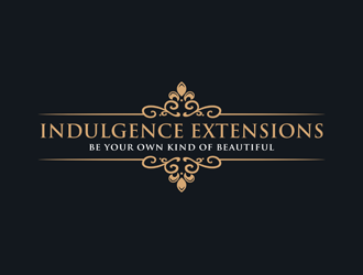 Indulgence Extensions        (tag line) be your own kind of beautiful logo design by alby