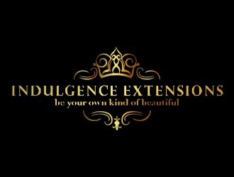 Indulgence Extensions        (tag line) be your own kind of beautiful logo design by akhi