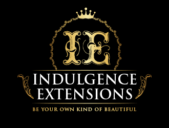 Indulgence Extensions        (tag line) be your own kind of beautiful logo design by BeDesign