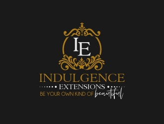 Indulgence Extensions        (tag line) be your own kind of beautiful logo design by LogOExperT