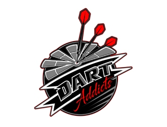 Dart Addicts logo design by DreamLogoDesign