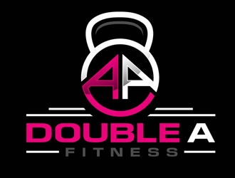 Double A Fitness logo design by DreamLogoDesign