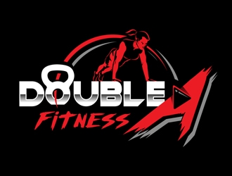 Double A Fitness logo design by DreamLogoDesign