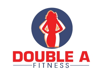 Double A Fitness logo design by AamirKhan