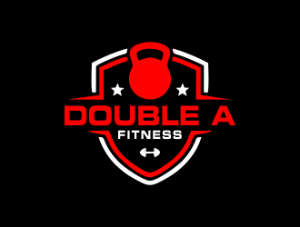 Double A Fitness logo design by akhi