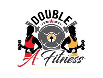 Double A Fitness logo design by logoguy