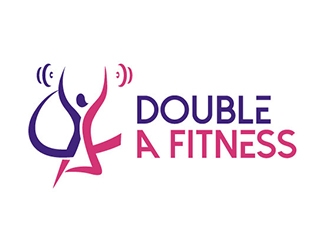 Double A Fitness logo design by logoguy