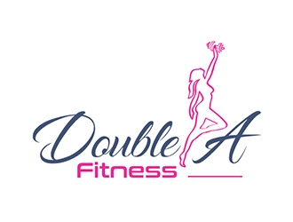 Double A Fitness logo design by logoguy