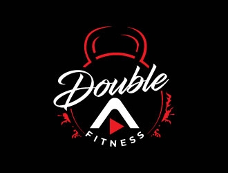 Double A Fitness logo design by sanworks