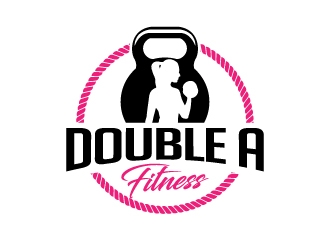 Double A Fitness logo design by jaize