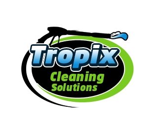 Tropix Cleaning Solutions logo design by bougalla005