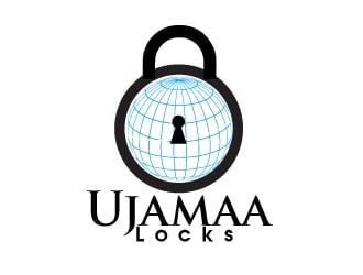 Ujamaa Locks logo design by AamirKhan