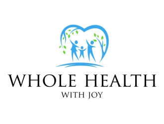 Whole Health with Joy logo design by jetzu