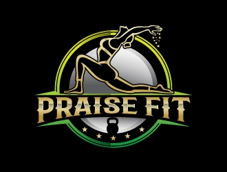 PRAISE FIT logo design by Krafty